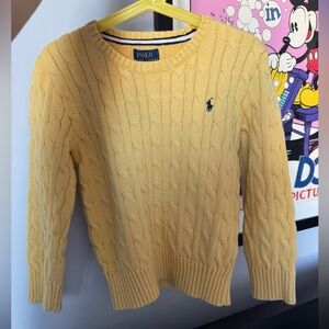 Polo Ralph Lauren Soft Yellow Knit Sweater 6T